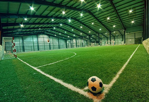indoor Soccer football field